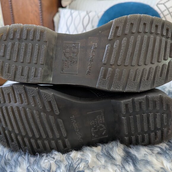 Dr. Martens Pewter Metallic Combat Boots - Picture 6 of 6